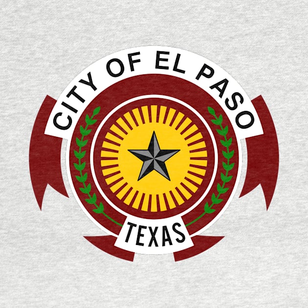 El Paso Texas Flag Decal by zsonn